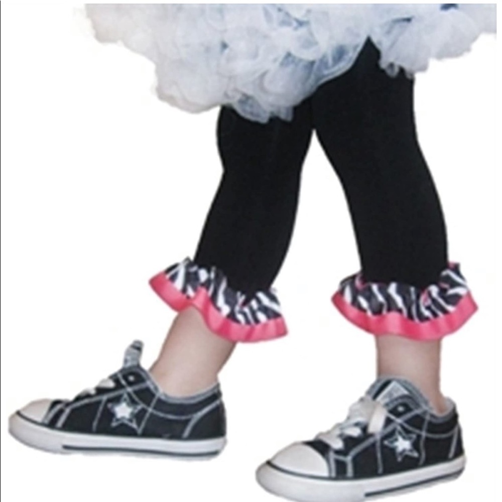 Bonbon Cupcakes Microfiber Ruffle Leggings 2-4